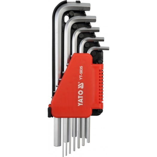 Hex key set 12pcs - YT-5835