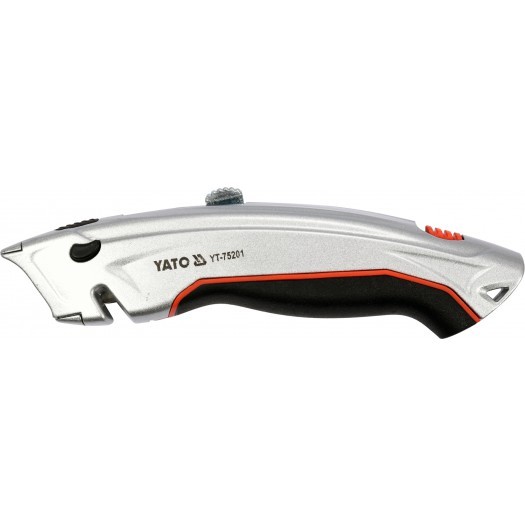 UTILITY KNIFE WITH TRAPEZOID BLADE - YT-75201