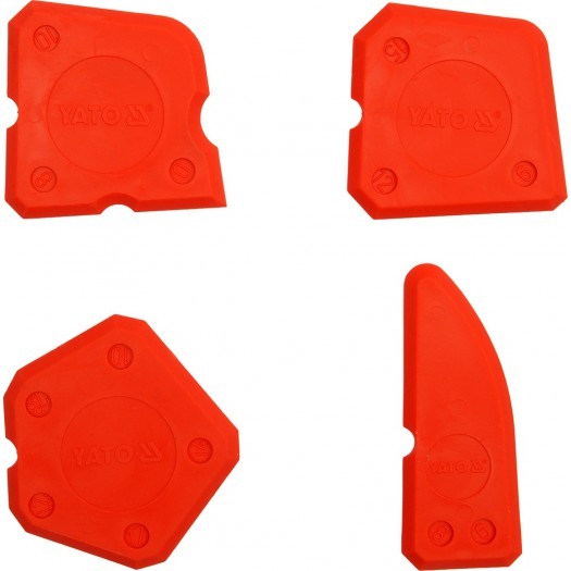 SCRAPERS FOR SILICONE 4PCS - YT-5261