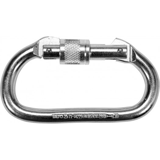 YT-74229 STEEL CARABINER SNAP HOOK WITH LOCKING