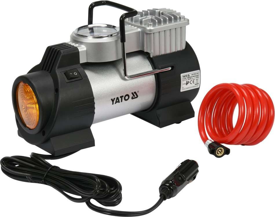 YT-73460 CAR AIR COMPRESSOR WITH LED LIGHT 180W