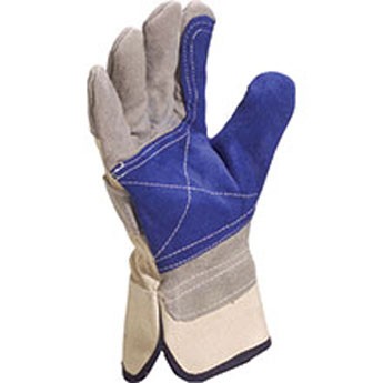 TOP QUALITY COWHIDE GREY DOCKER GLOVE