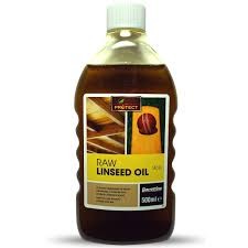 RAW LINSEED OIL 500ML (BARRETTINE)