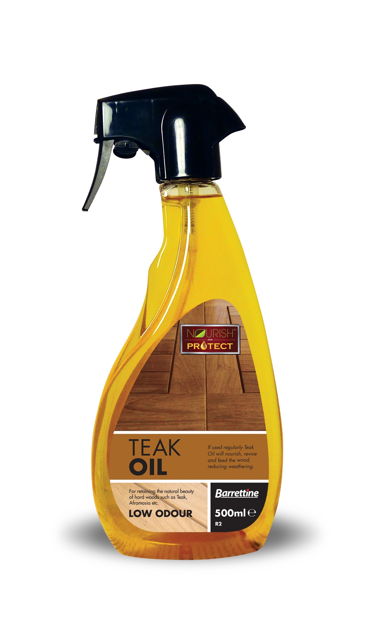 TEAK OIL TRIGGER SPRAY 500ML (BARRETTINE)