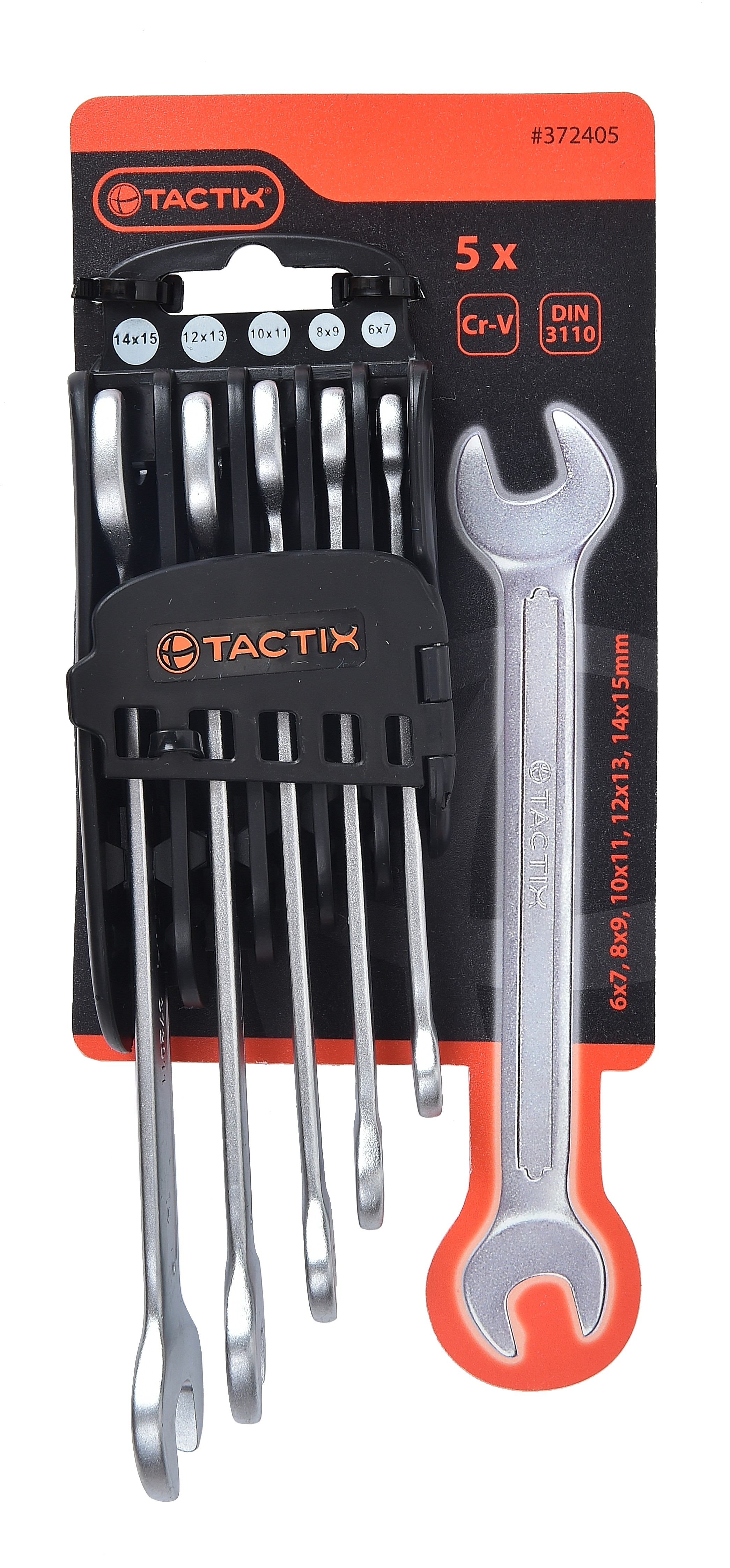 Double Open Wrench Set 5pcs - 372405