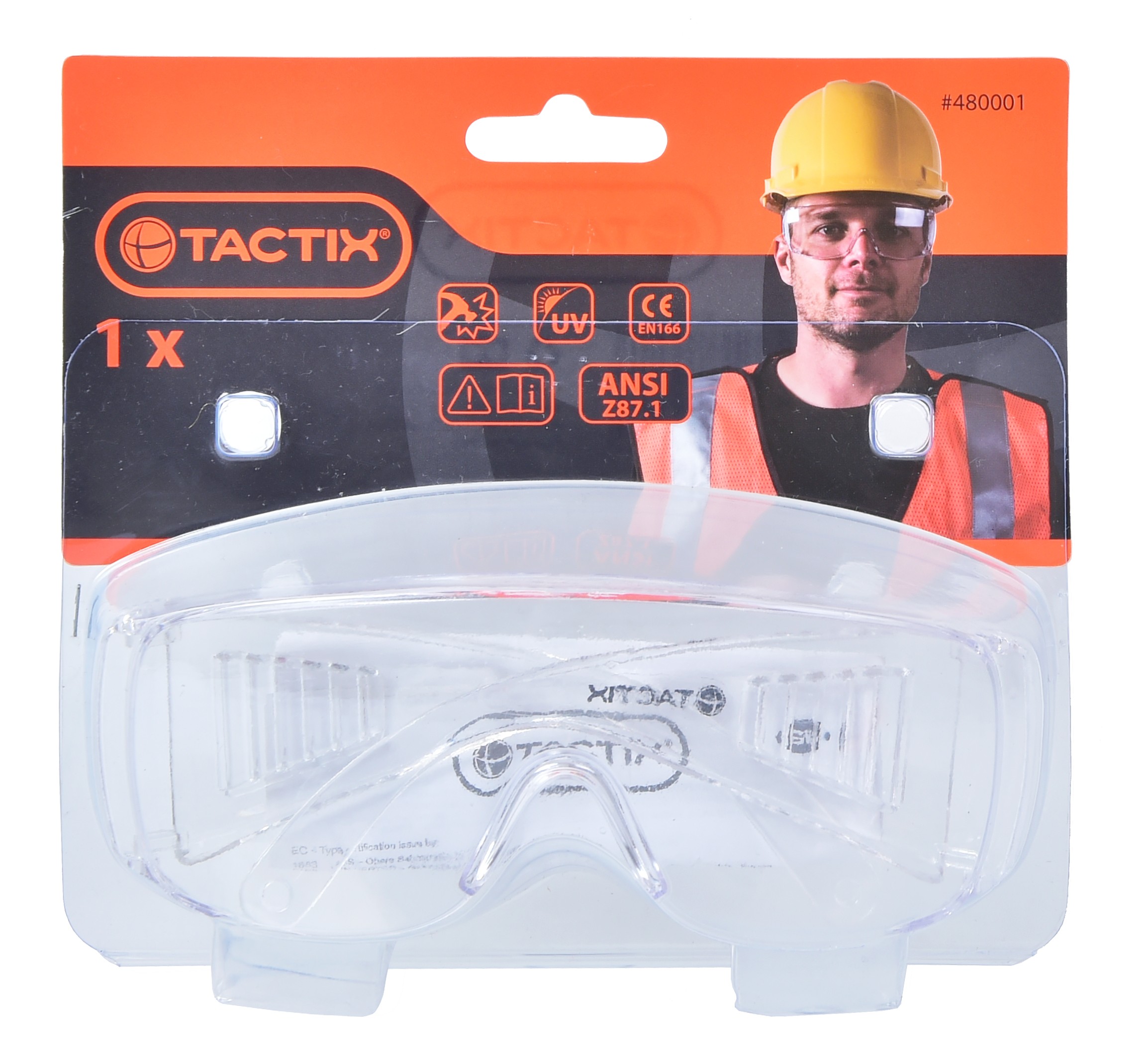 Safety Goggle Clear - 480001
